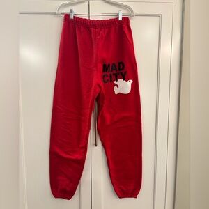 University of Wisconsin, Madison ‘mad city’ sweatpants - size medium